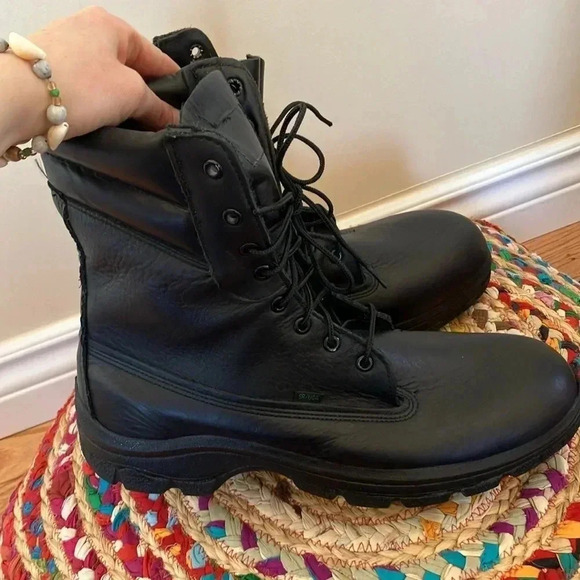 NWOT  Thorogood black leather boots - Picture 2 of 8